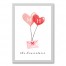 Love Mail Personalized 13.63 x 19.63 White Framed Canvas