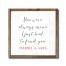 You were Always Mine Personalized 9.5 x 9.5 Framed Wood Plaque