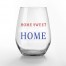 Home Sweet Star-Spangled Home Personalized 3.25 x 4.25 Printed Stemless Wine Glass