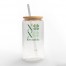 XOXO Clovers Personalized 3 x 5.8 Glass Can Cup