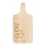 So Lucky You're Mine Personalized 8 x 17 Maple Paddle Cutting Board