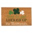 Time to Get Lucked Up Personalized 30 x 18 Door Mat