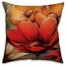 Autumnal Floral  Outdoor Throw Pillow