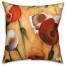 Light Autumnal Poppies  Outdoor Throw Pillow