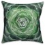 Dark Emerald  Succulent  Outdoor Throw Pillow