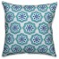 Blue Mandala  Outdoor Throw Pillow