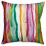 Colorful Abstract Stripes  Outdoor Throw Pillow