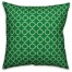 Green Celtic Pattern  Outdoor Throw Pillow