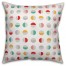 Colorful Contemporary Circles  Outdoor Throw Pillow
