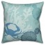 Coastal Sentiments  Outdoor Coastal Throw Pillow