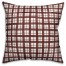 Red and White Plaid  Outdoor Throw Pillow