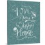 Happy Home Gallery Wrapped Canvas