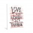 Love Keeps Us Together Canvas Wall Art