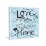 Love Happy Home Canvas Wall Art