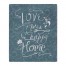 Love Makes A Happy Home Throw Blanket