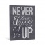Never Give Up Canvas Wall Art