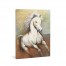 Orange and Blue Horse Canvas Wall Art