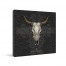 Longhorn Skull 20x20 Canvas Wall Art