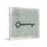 The Key To Life 12x12 Canvas Wall Art