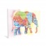 Watercolor Aztec Elephant Canvas Wall Art