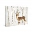 Watercolor Deer Canvas Wall Art 