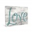 Blue Love Canvas Wall Art