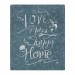 Love Makes A Happy Home Throw Blanket